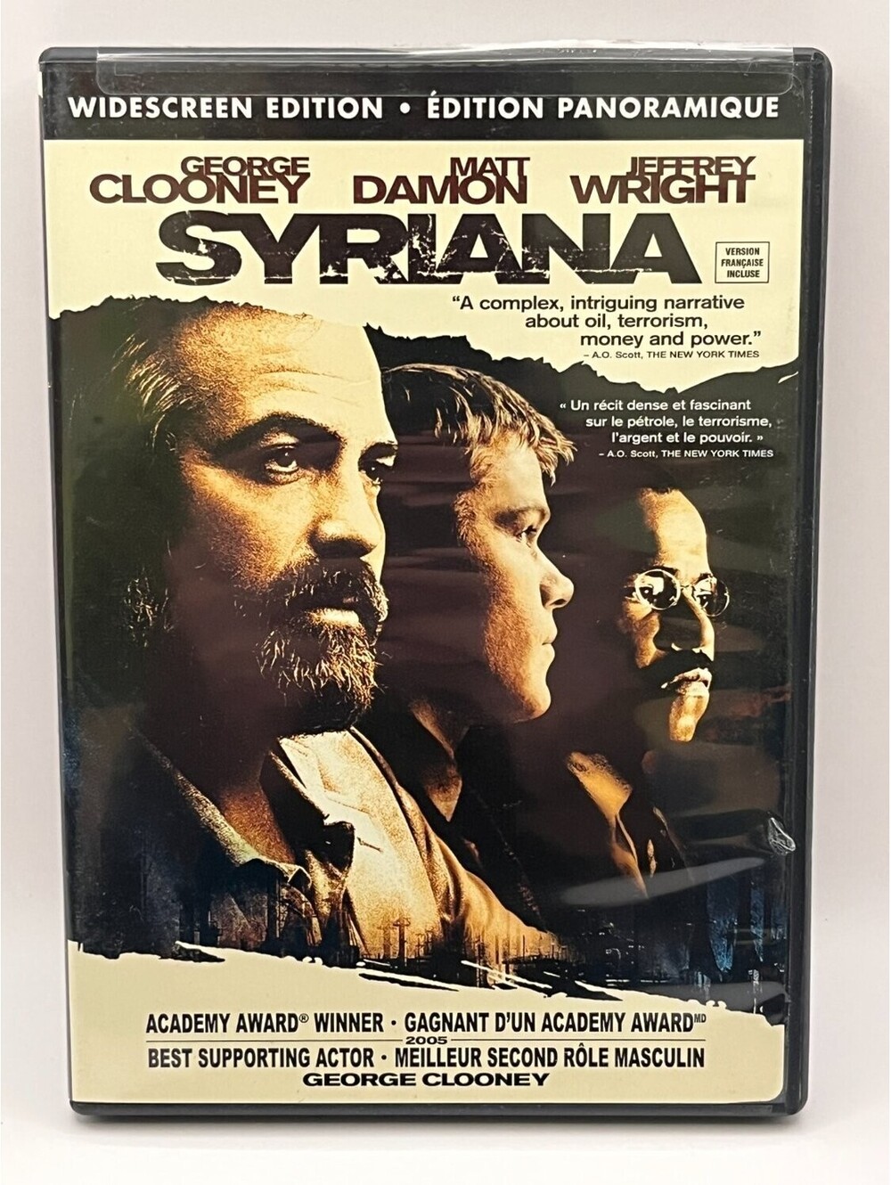 Syriana DVD Widescreen George Clooney 2005 New Drama Stephen Gaghan